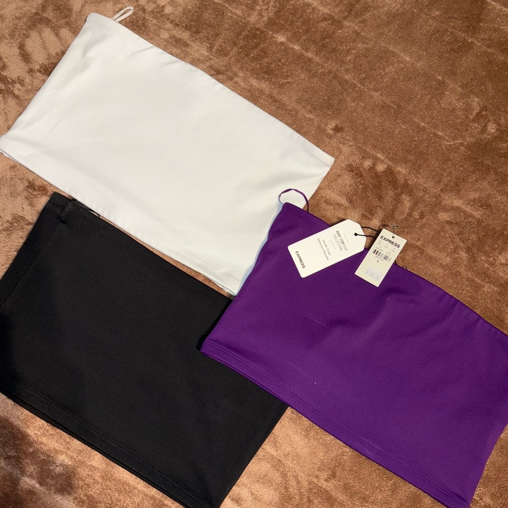 Express Purple Tube Top